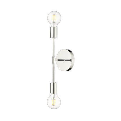 Z-Lite Modernist 2 Light Wall Sconce in Chrome - 731-2S-CH