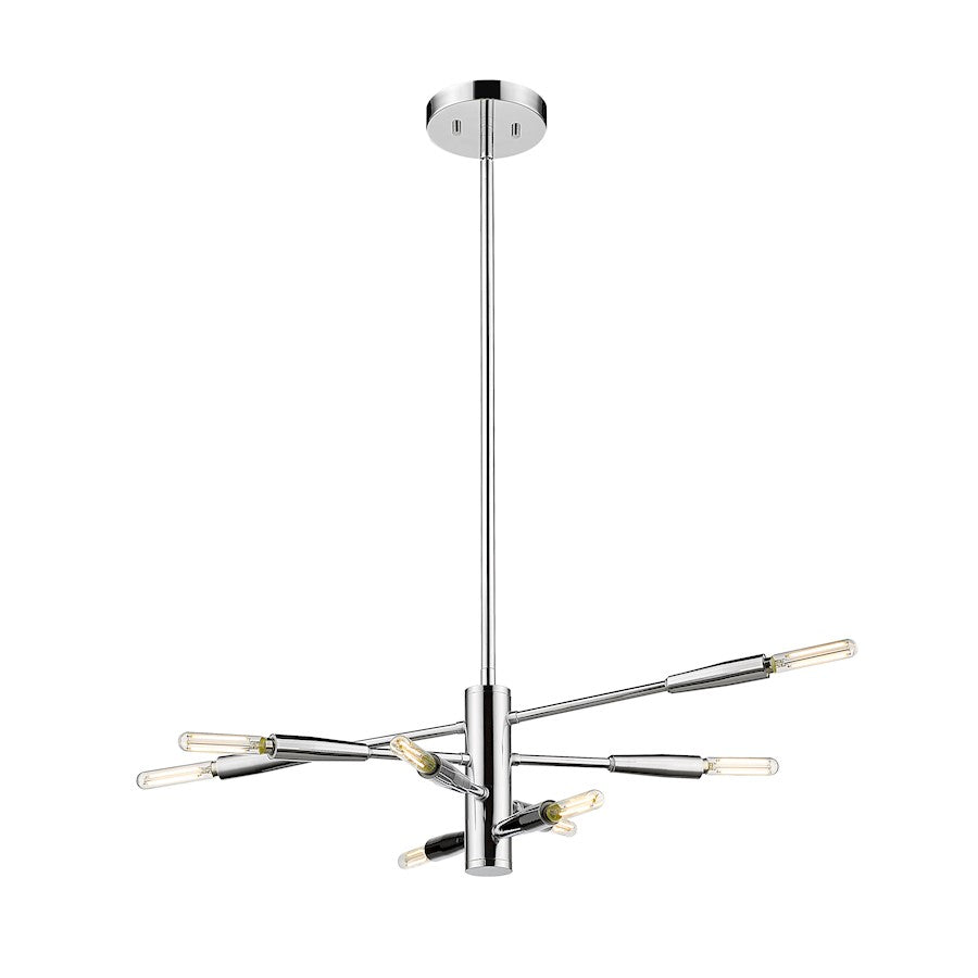 Z-Lite Ascension 8 Light Chandelier in Chrome - 737-8CH