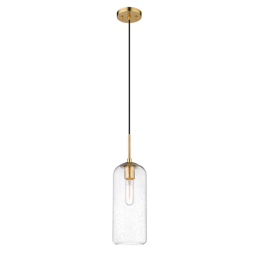 1 Light Pendant, Heritage Brass