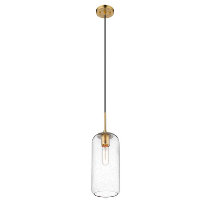 1 Light Pendant, Heritage Brass