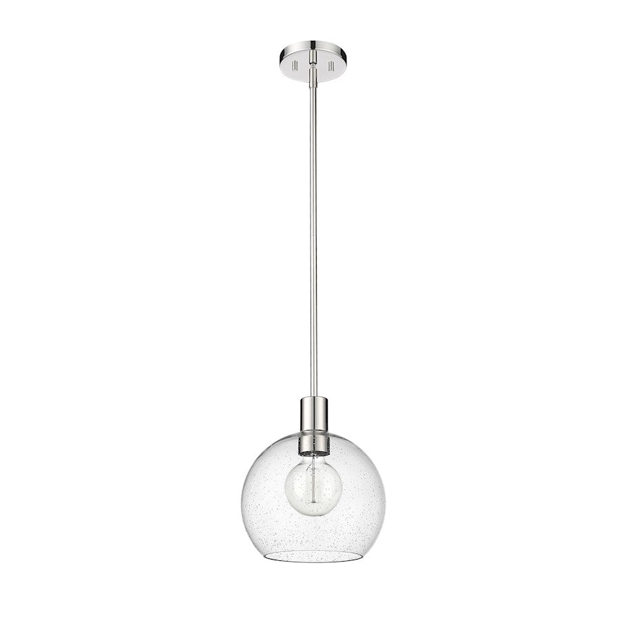 1 Light Pendant, Clear Seedy