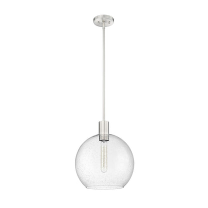 1 Light Pendant, Clear Seedy