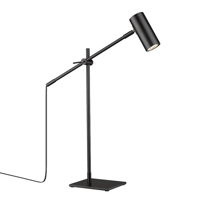 Z-Lite Calumet 1 Light Table Lamp, Matte Black/Matte Black - 814TL-MB