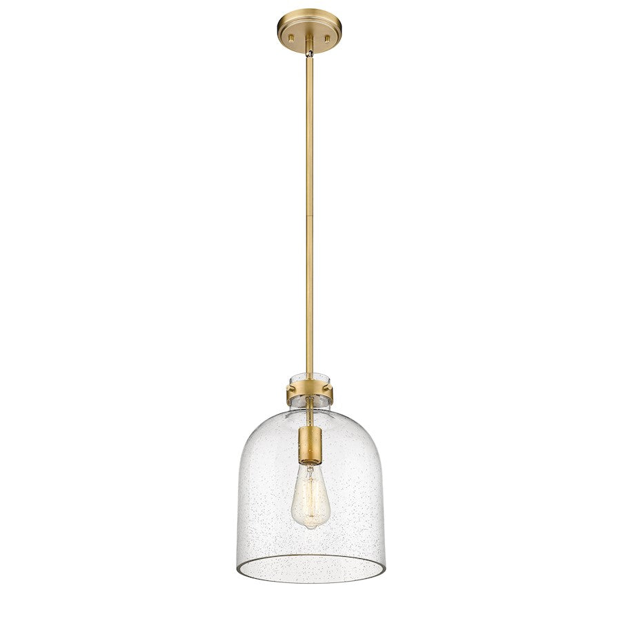 1 Light Chandelier, Clear Seedy