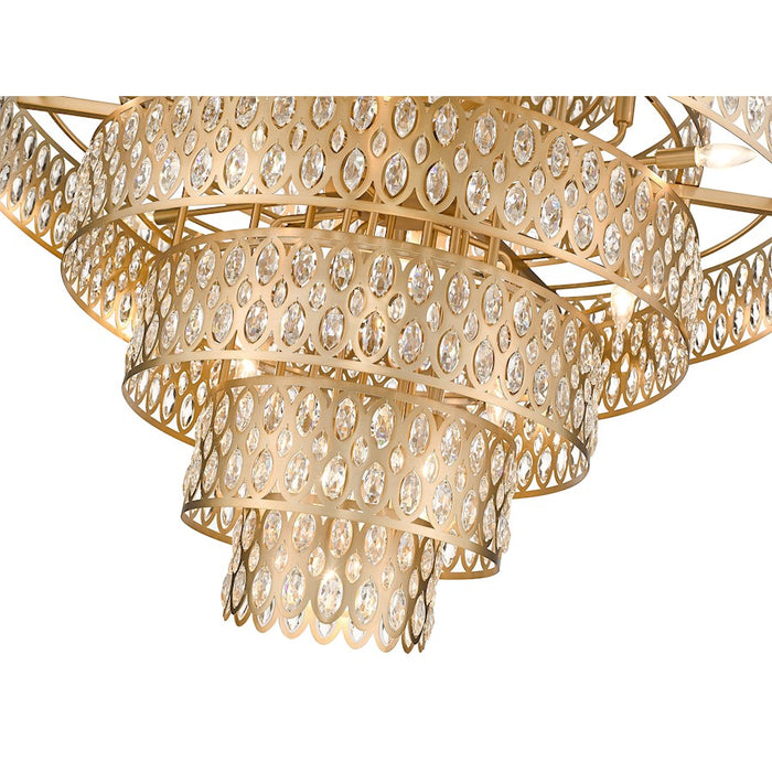Z-Lite Dealey Pendant, Heirloom Brass/Heirloom Brass