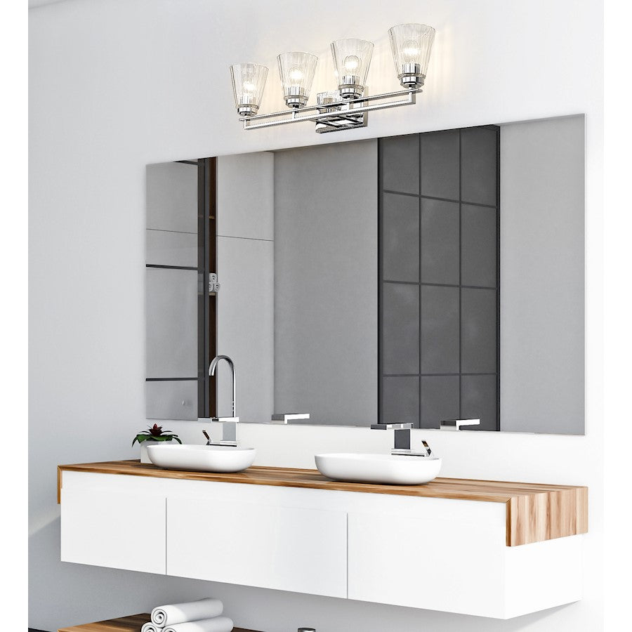 4 Light Bathroom Vanity Light