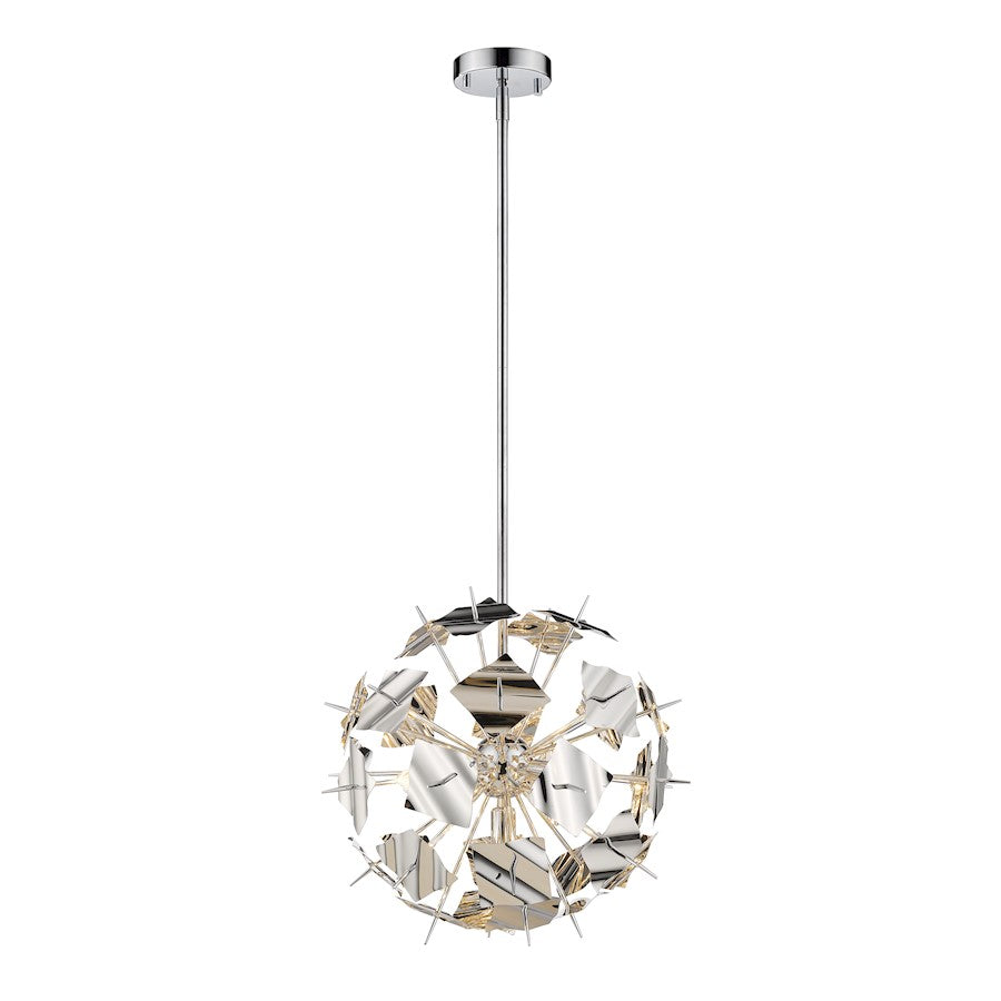 Z-Lite 5 Light Branam 18" Pendant, Chrome - 9003P18-CH