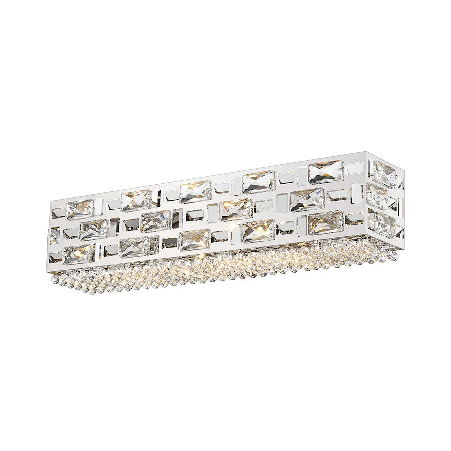 Z-Lite Aludra 5 Light Vanity, Chrome - 912-5V-CH-LED