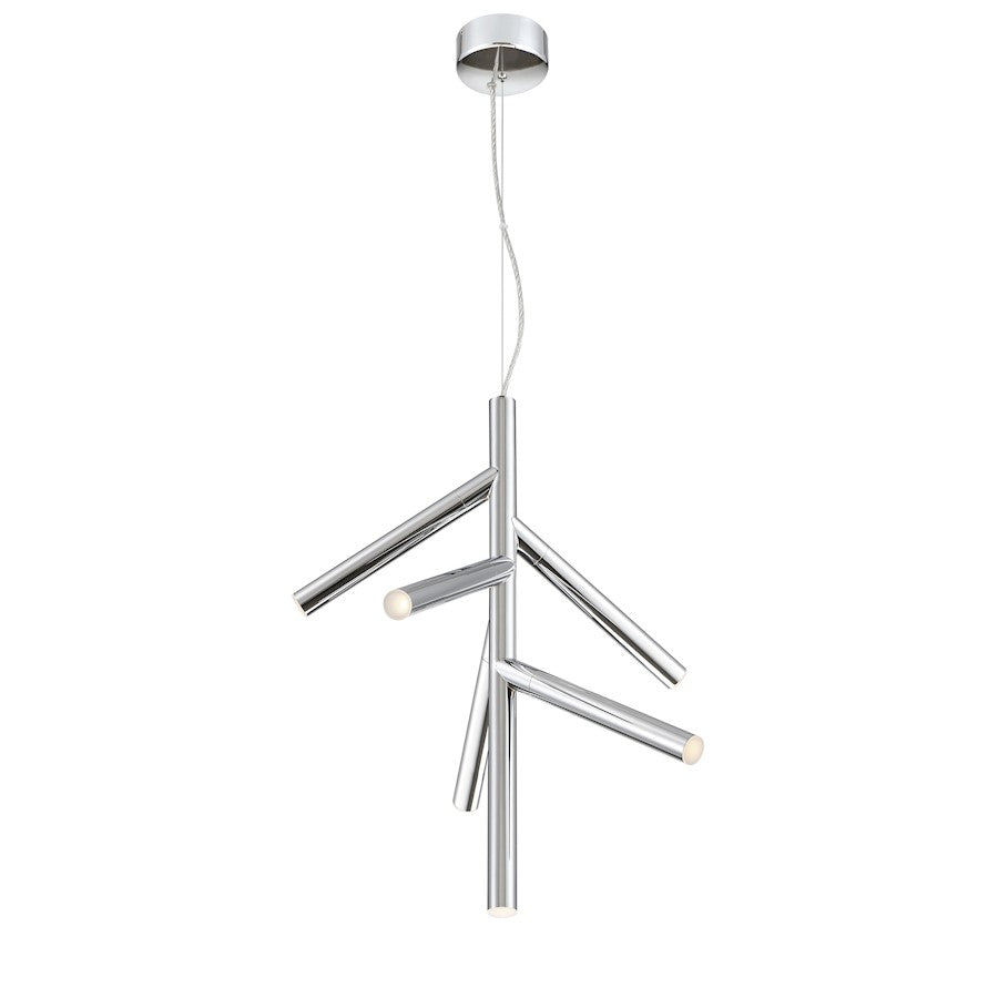 Z-Lite 6 Light Forest 20" Pendant, Chrome - 917-6CH-LED