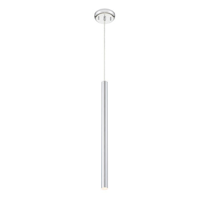 Z-Lite Forest 1 Light 24" Mini Pendant, Chrome - 917MP24-CH-LED