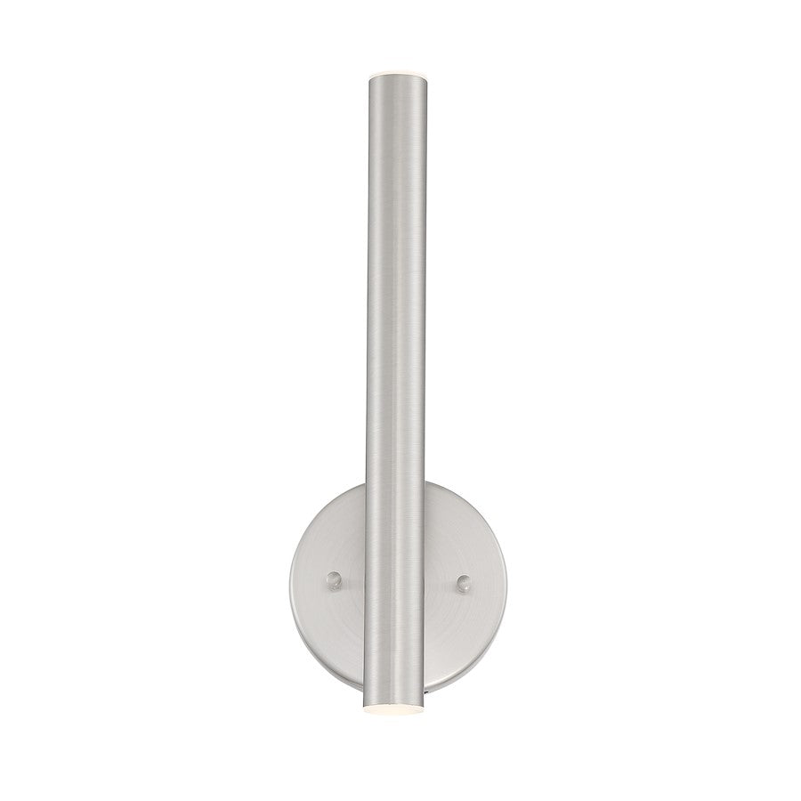 Z-Lite Forest 2 Light Wall Sconce, Brushed Nickel/Stain nickel - 917S-BN-LED