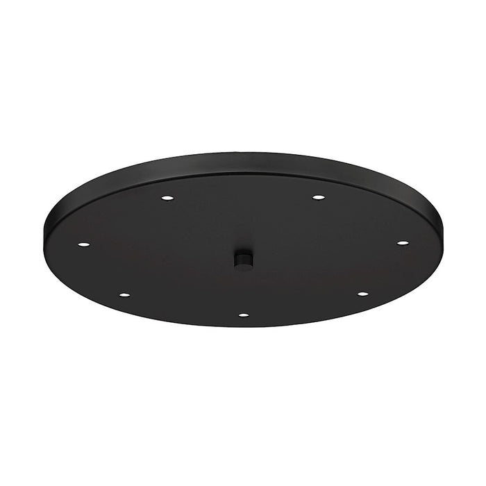Z-Lite Multi Point Canopy 7 Light 18" Ceiling Plate, Matte Black - CP1807R-MB