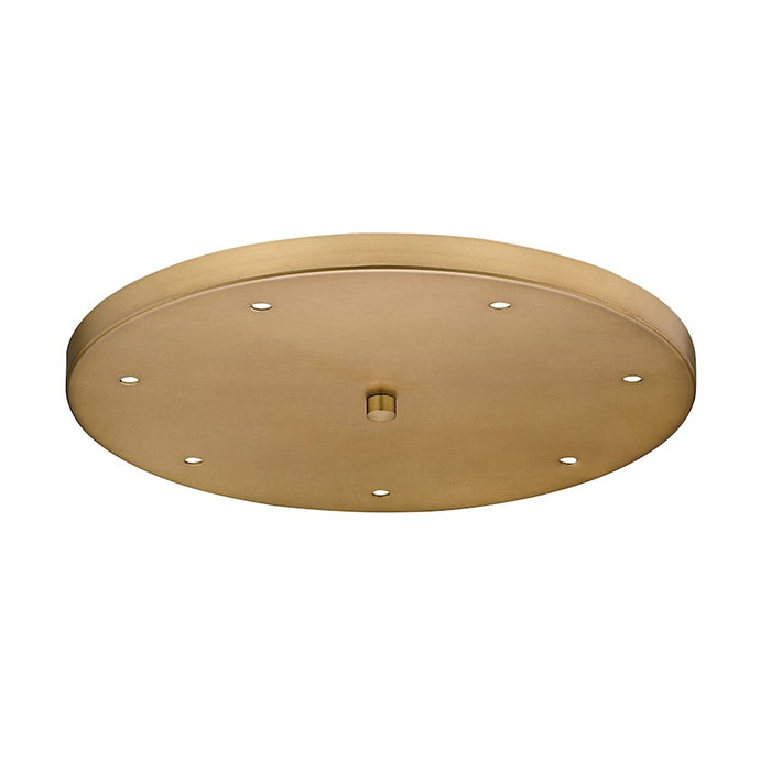 Z-Lite Multi Point Canopy 7 Light 18" Ceiling Plate, Rubbed Brass - CP1807R-RB