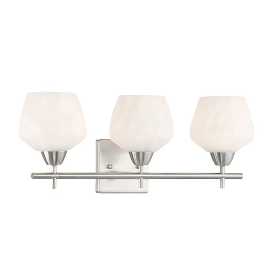 Minka Lavery Camrin 3 Light Bath Vanity in Brushed Nickel - 3173-84