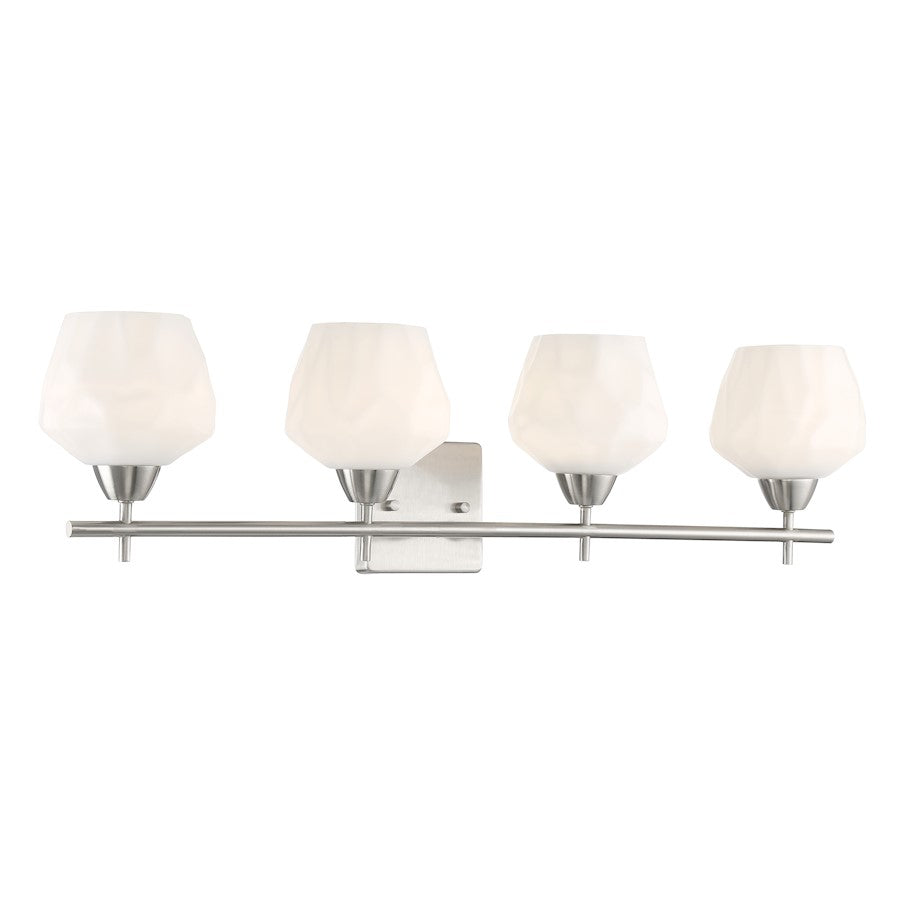 Minka Lavery Camrin 4 Light Bath Vanity in Brushed Nickel - 3174-84