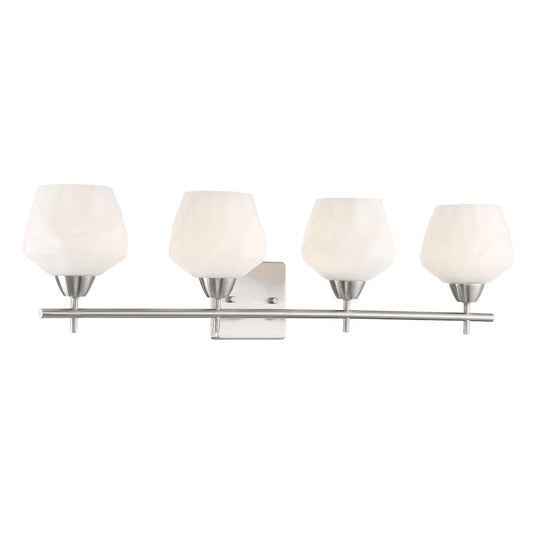 Minka Lavery Camrin 4 Light Bath Vanity in Brushed Nickel - 3174-84