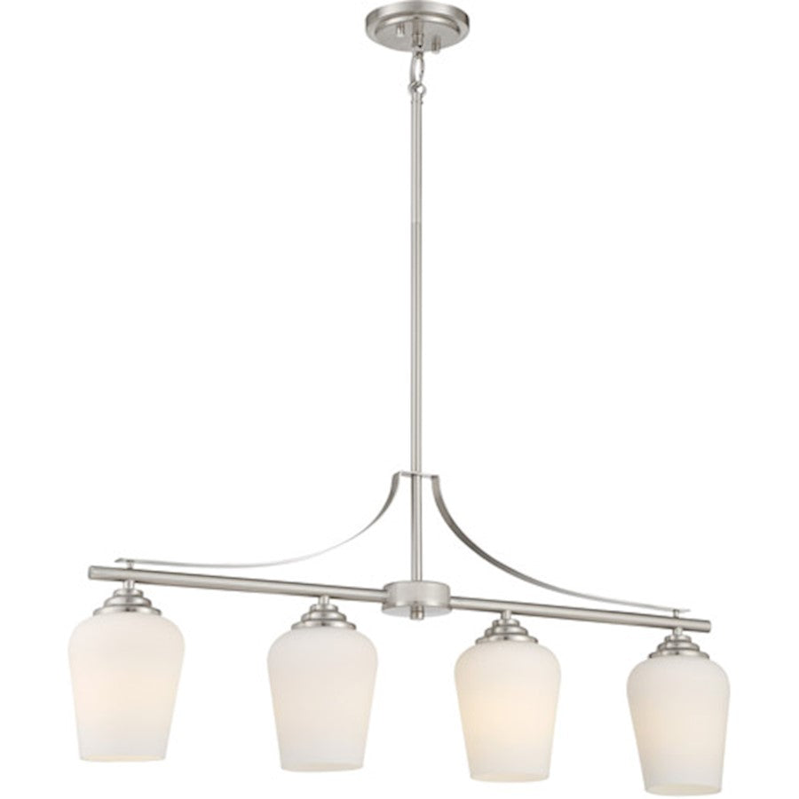 Minka Lavery Shyloh 4 Light Island Fixture in Brushed Nickel - 4924-84