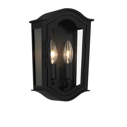 Minka Lavery Houghton Hall 2 Light Outdoor Wall Mount in Sand Coal - 73200-66