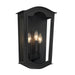 Minka Lavery Houghton Hall 3 Light 7" Outdoor Wall Mount in Sand Coal - 73202-66