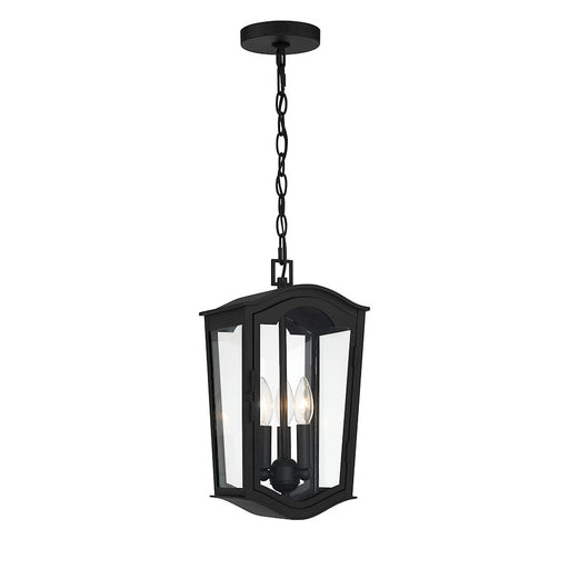 Minka Lavery Houghton Hall 3 Light Outdoor Chain Hung in Sand Coal - 73204-66