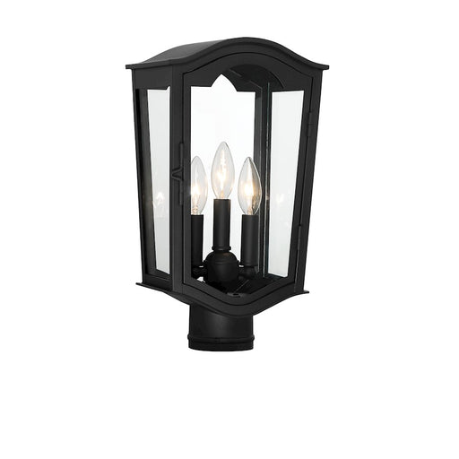 Minka Lavery Houghton Hall 3 Light Post Lamp in Sand Coal - 73206-66
