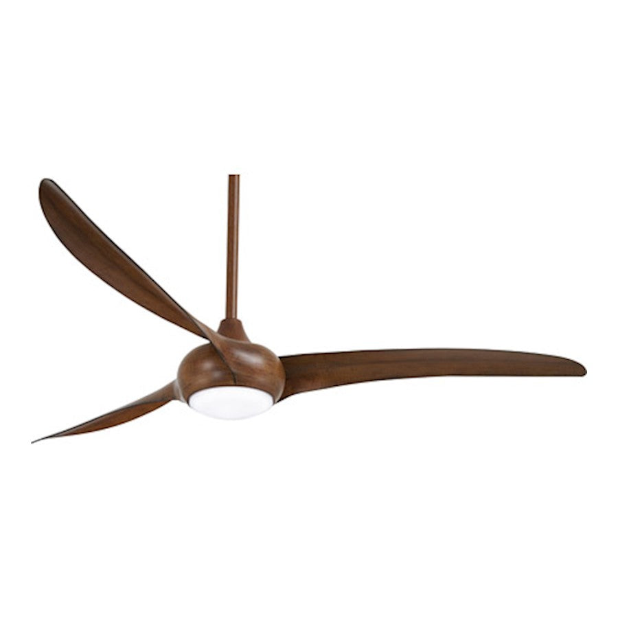 Minka Aire Light Wave LED 65" Ceiling Fan, Distressed Koa - F848-DK