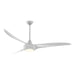 Minka Aire Light Wave LED 65" Ceiling Fan, Silver - F848-SL