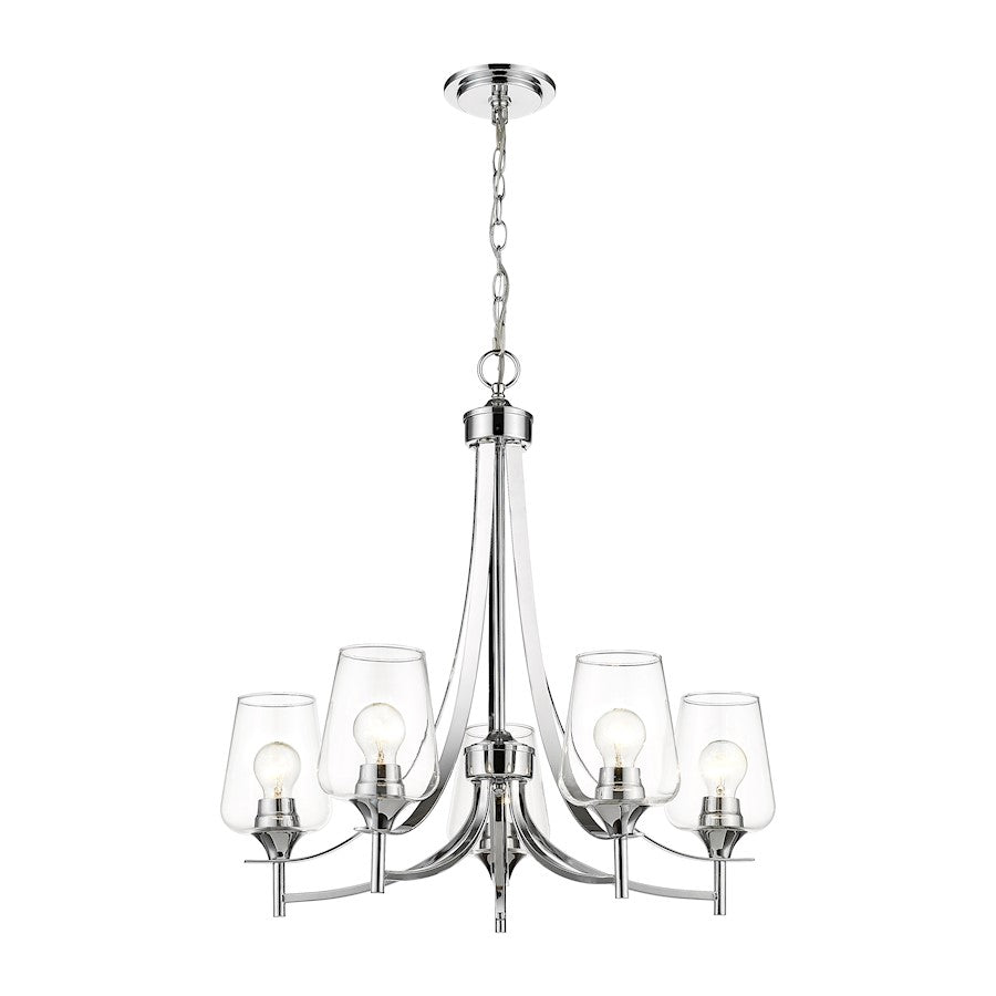 Joliet Light Chandelier in Chrome