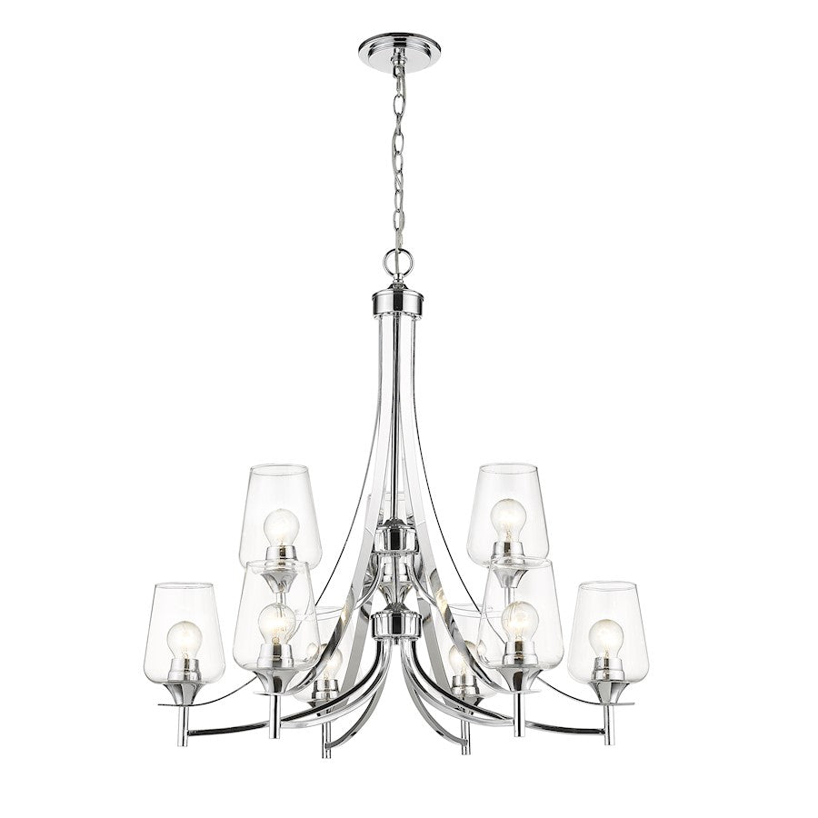 Joliet Light Chandelier in Chrome