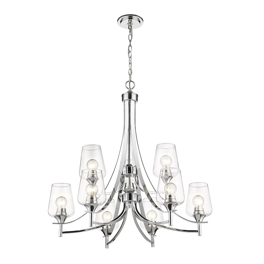 Joliet Light Chandelier in Chrome