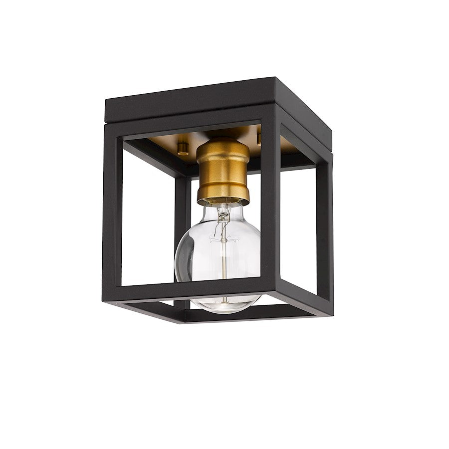 Z-Lite Kube 1 Light 5.75" Flush Mount