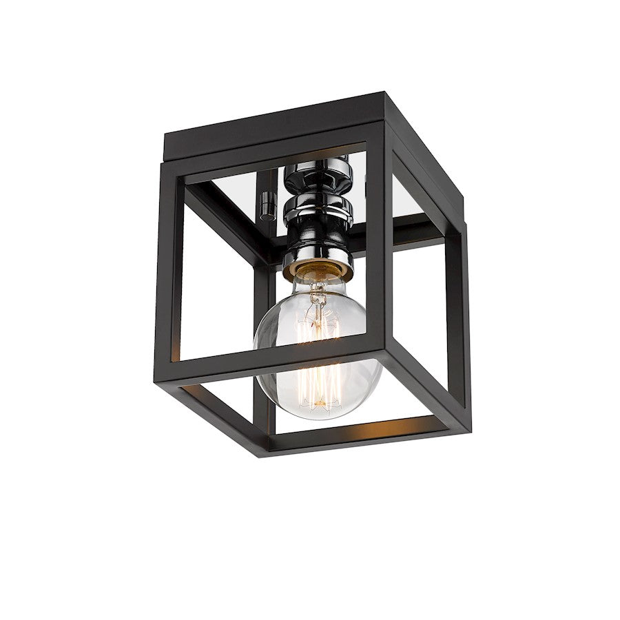 Z-Lite Kube 1 Light 5.75" Flush Mount