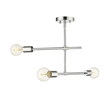 Z-Lite Modernist 3 Light Semi Flush Mount